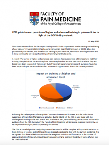 Cover image for statement on HPT and APT during COVID