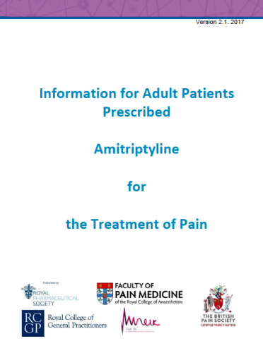 Cover for Amitriptyline PIL